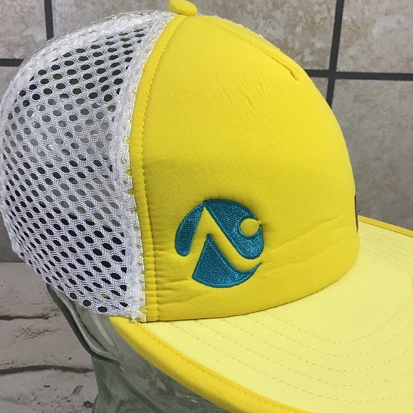 Patagonia Yellow Hat Mesh Back Adjustable Ball Cap - Picture 3 of 7